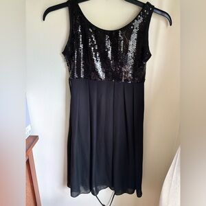 Jump Black Sequin Sleeveless Top for Women size 0-1